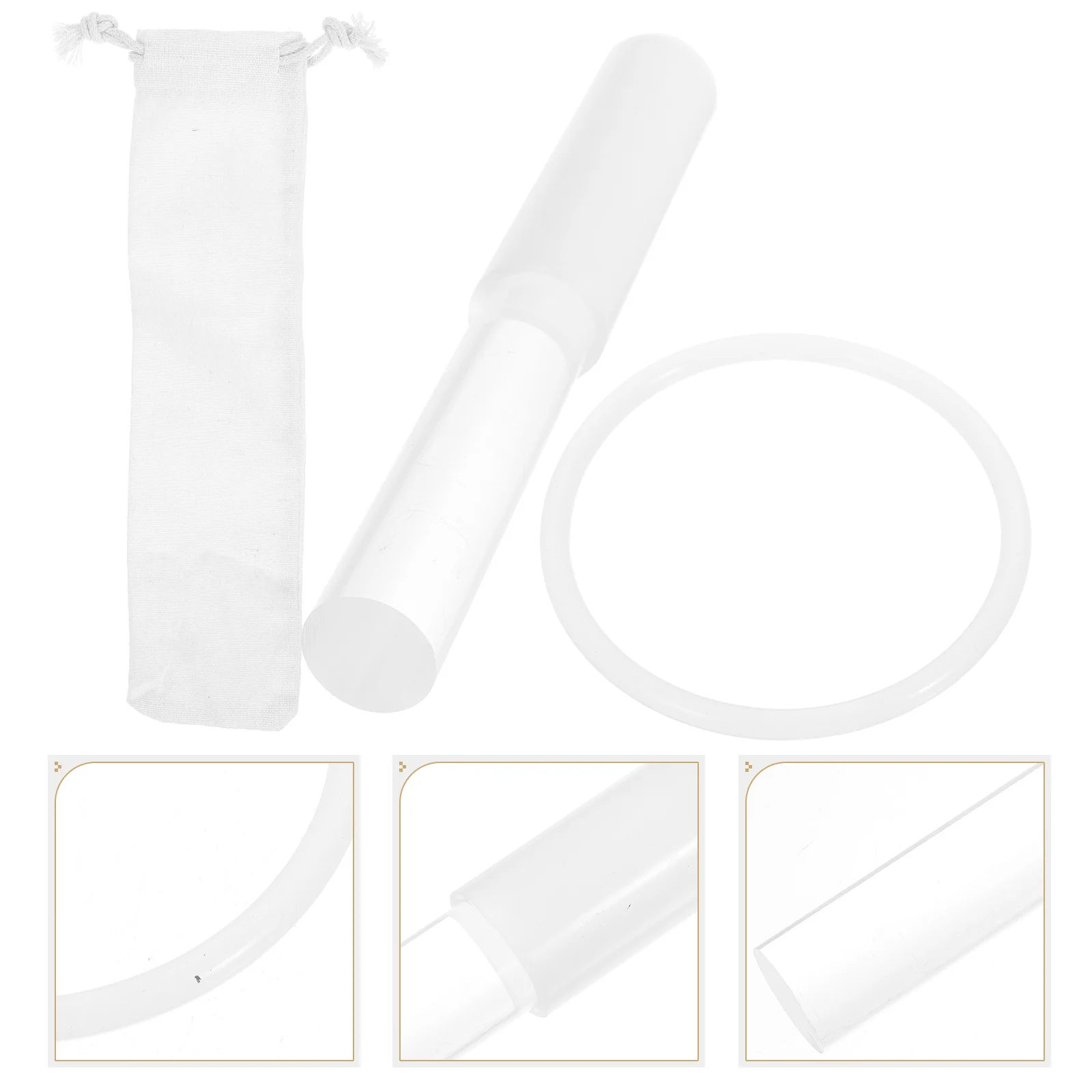 

Acrylic Crystal Stick Mallets Percussion Sticks Music Rubber Musical Instrument Accessories