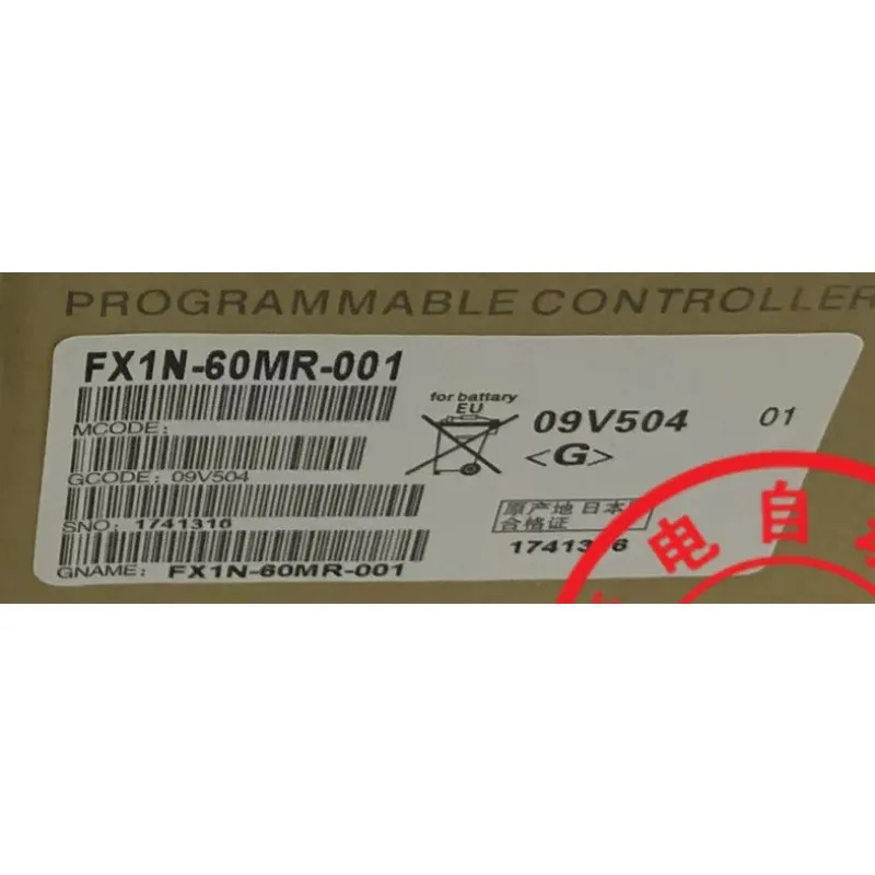 For Mitsubishi PLC controller FX1N-14MR/24MR/40MR/MT/60MR/MT-001