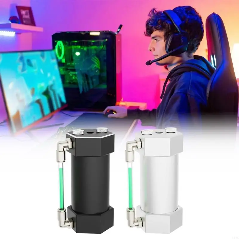 

Алюминиевая вода, вращающаяся на 360 градусов прозрачная трубка для воды, простая установка, емкость 100 мл для модернизации