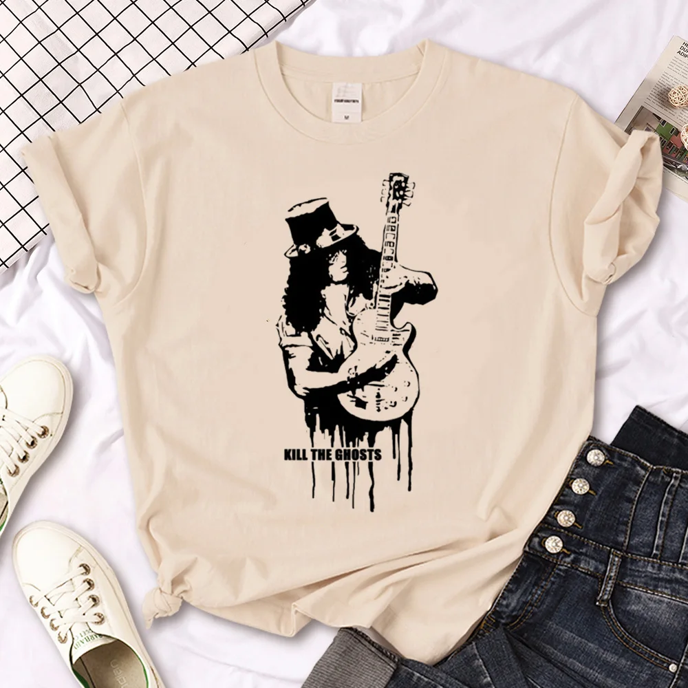 Slash top women Y2K t-shirts female streetwear manga clothing