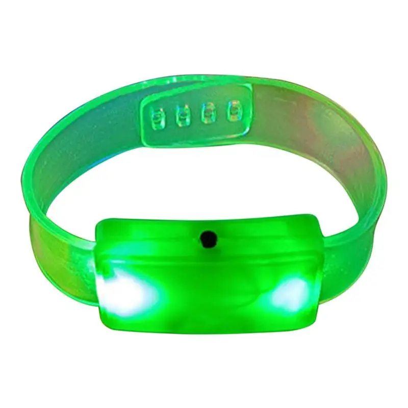 

Glow In The Dark Bracelets Kids Multiple Flash Modes LED Wristband Soft Kids Wristband For Concerts Night Running Portable Glow