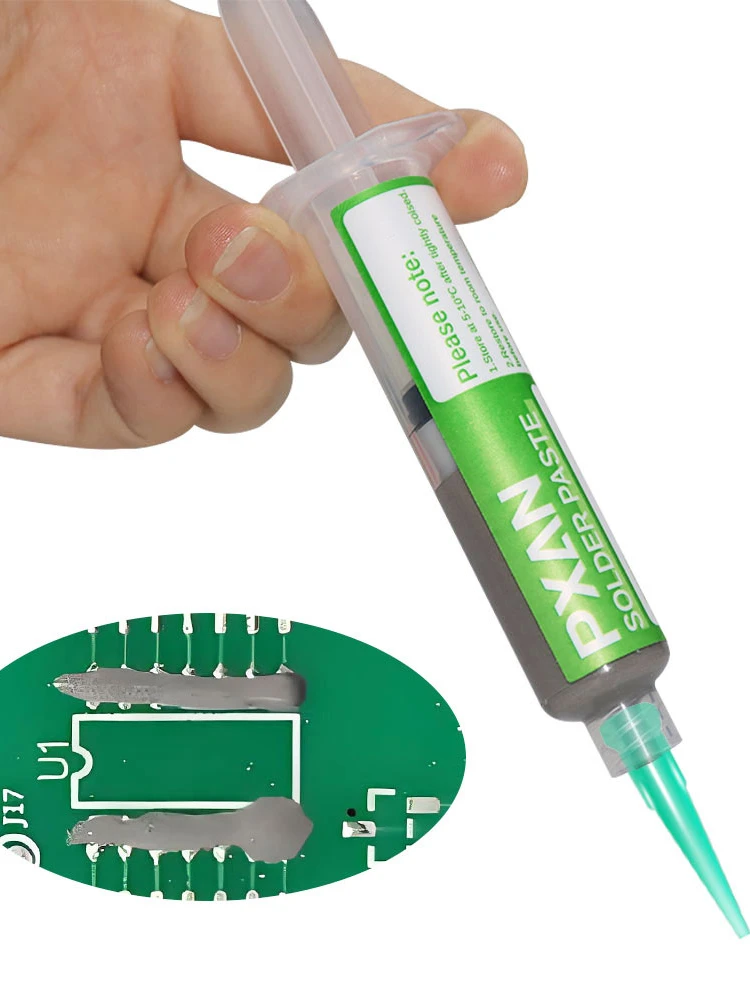 Паяльная паста нового типа 151 ° c /303.8 ° f Флюс для пайки светодиодов Smd ремонт паяльная паста без очистки