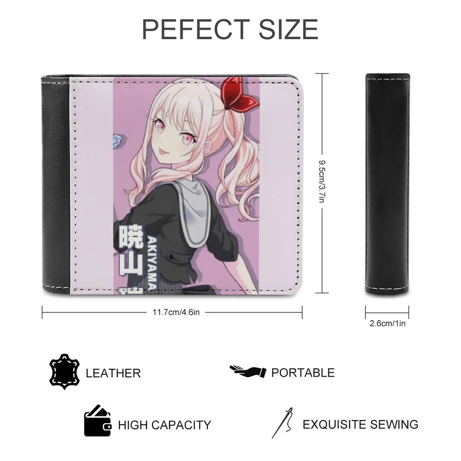 Akiyama Mizuki Business Men Wallets Small Money Purses New Design Dollar Price Top Wallet Nightcord At 25 00 Nightcord At 25 25