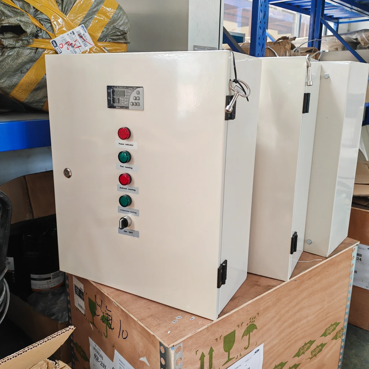 

Custom Electric Control Box Indoor Unit Control Panel Boards for Walk in Freezer Cold Room