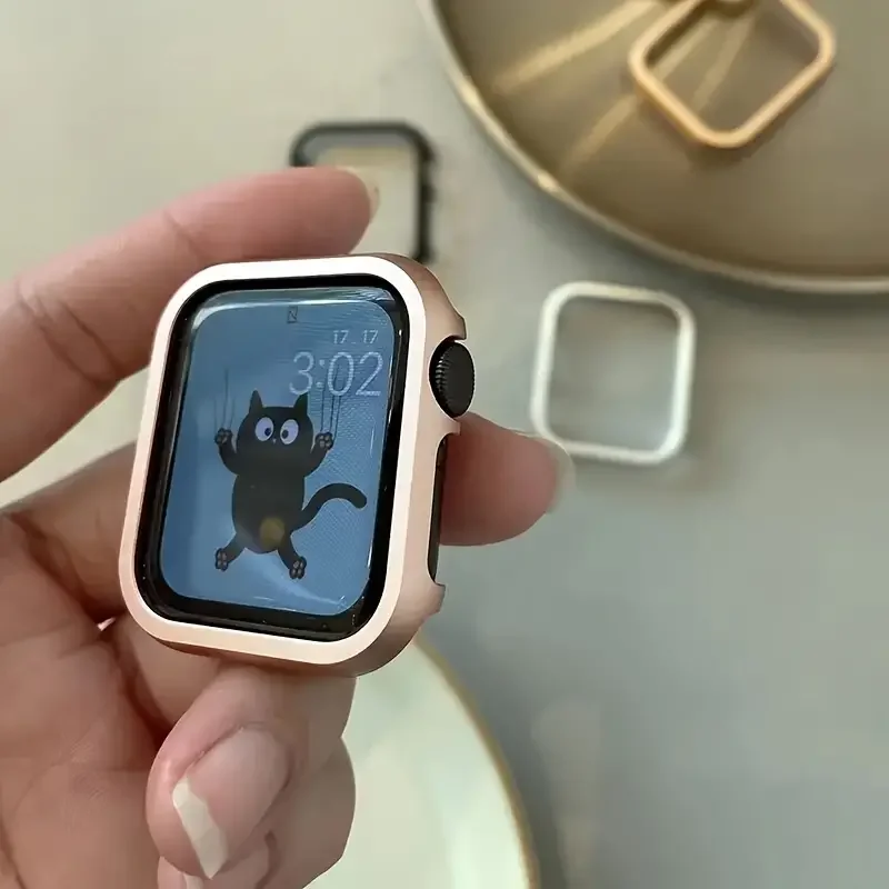 Metal Case for Apple Watch Ultra 2 Series 9 8 7 41mm 45mm Aluminium Alloy Bumper Cases for iWatch 6 5 4 SE 40mm 44mm Frame Cover