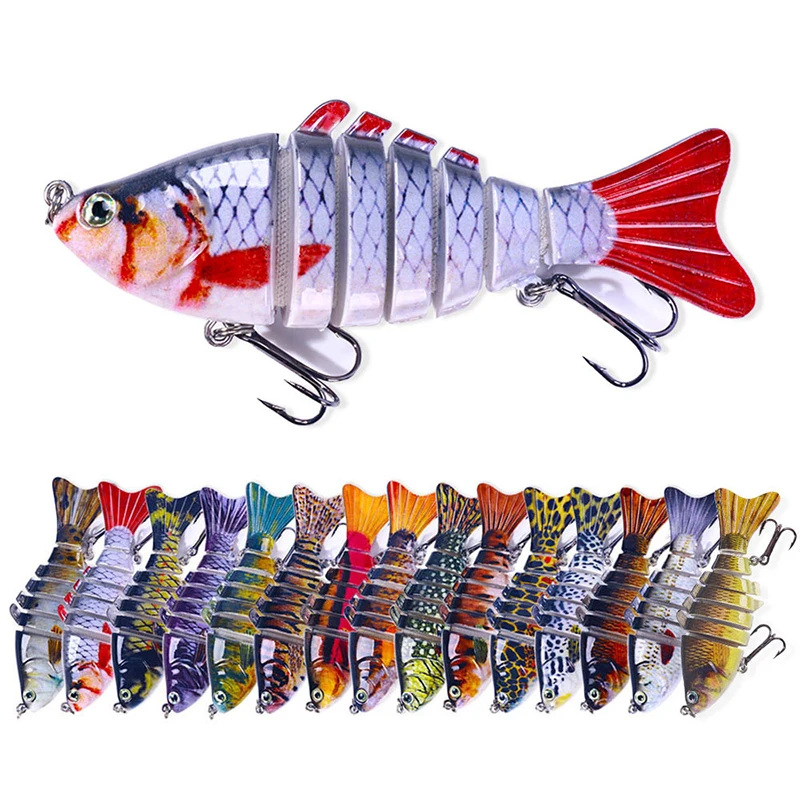 Fishing Lures Jointed Fishing Kits For Freshwater And Saltwater,Lifelike Swimbaits For Bass Trout Crappie,Slow Sinking Bass Fish