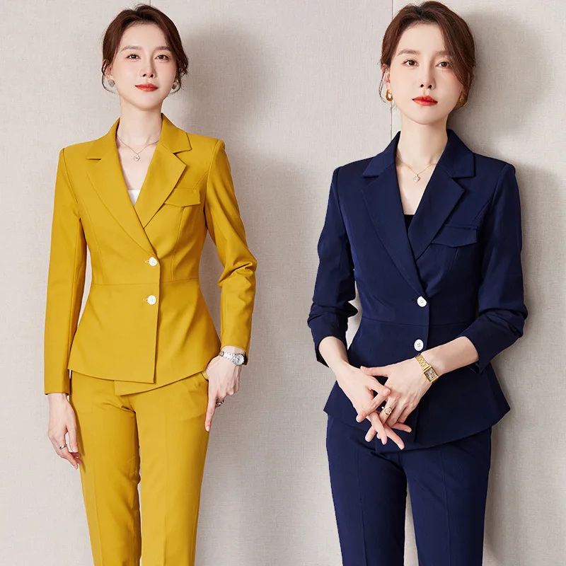 

High-End Business Suit Women's Fashion Temperament Goddess Style Office Formal Suit Manager Jewelry Store Building Sales Departm