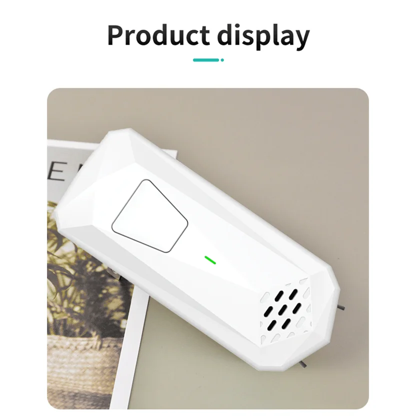 مؤينات الهواء للمنزل مولد الأيونات السالبة معطّر الهواء الهادئ لغرفة النوم والمكتب والمطبخ المكونات في منقي هواء صغير