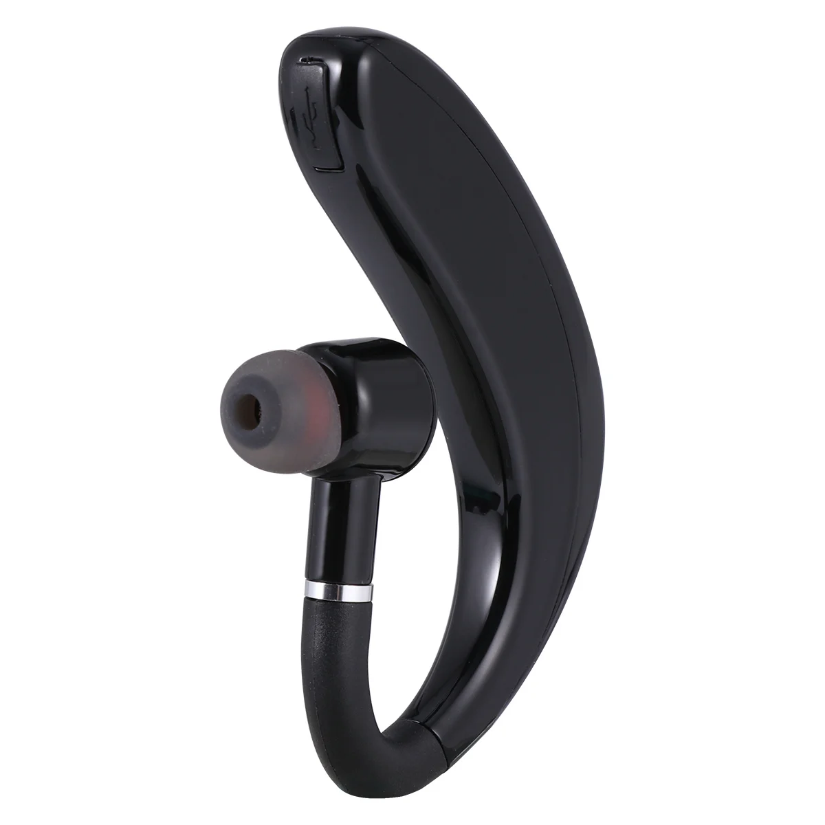 

1Pcs Earphone Wireless Lightweight Driving Running Workout Long Life Earpiece Black Wireless Earphone