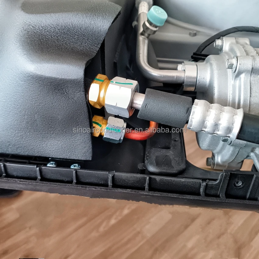 العالمي جرار العربة على السطح نظام التيار المتناوب تيار مستمر 24 فولت 12 فولت وقوف السيارات 12 فولت مكيف الهواء للشاحنات #4