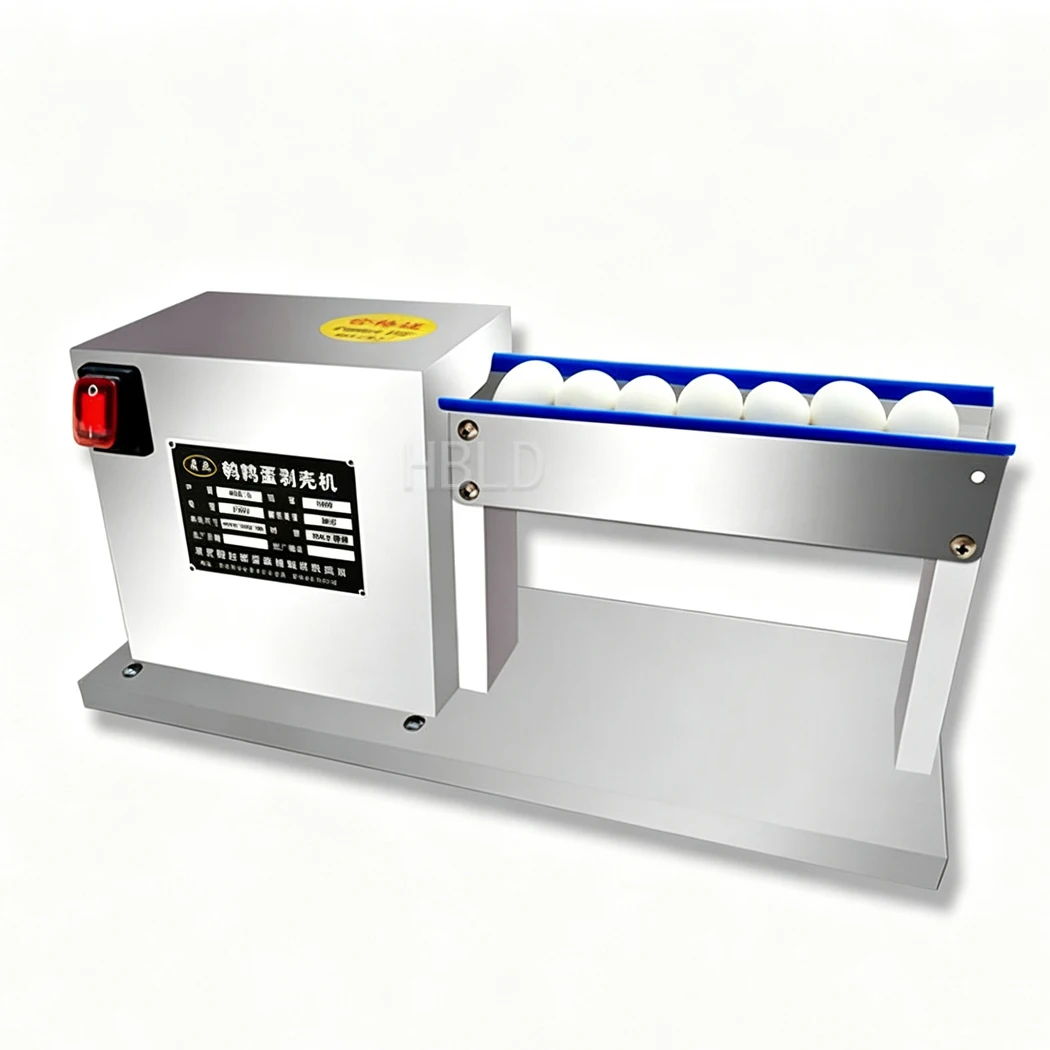 Automatic Bird Egg Peeling Machine Electric Quail Egg Shell Remover Compact For Snack Restaurant Equipment