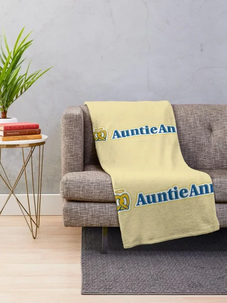 Auntie Anne's Resto and Bakery Throw Blanket Travel Bed covers bed plaid Blankets