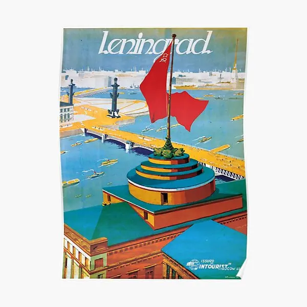 Leningrad Intourist  Poster Art Wall Home Room Funny Picture Mural Painting Decoration Vintage Modern Decor Print No Frame