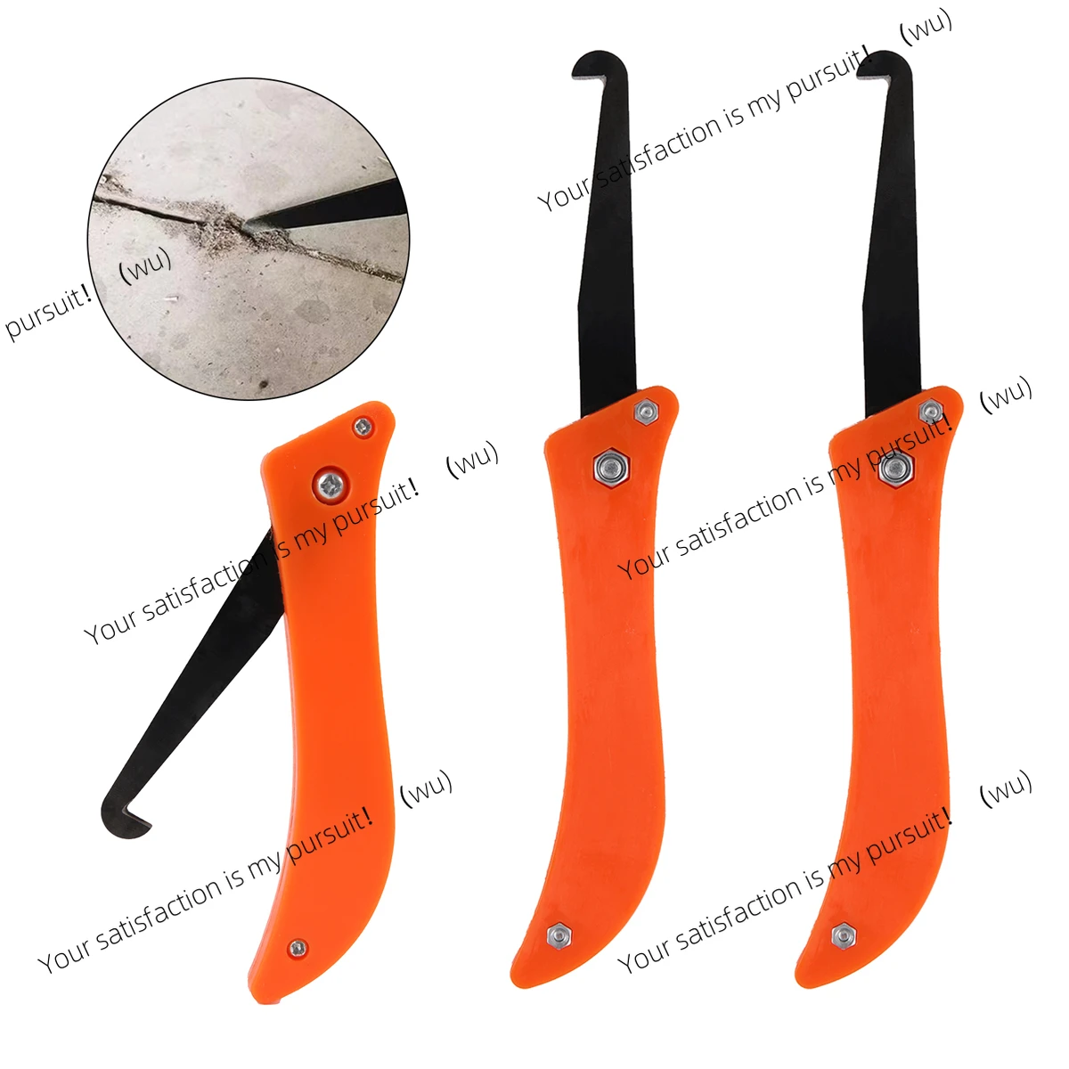 Professional tile gap cleaning hook cutter, wall floor slurry cleaning and scraper