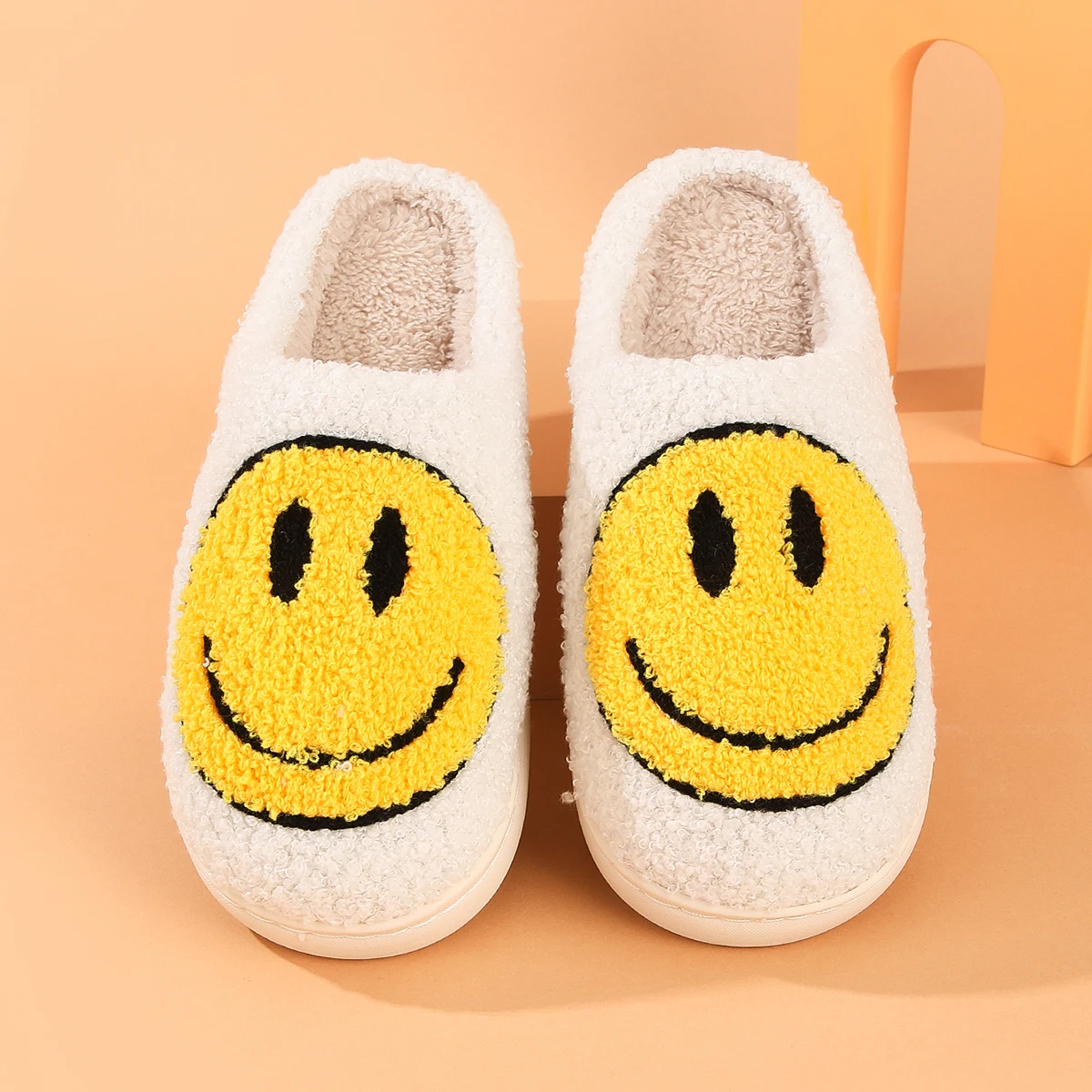 Men's New Autumn and Winter Warm Plush Couple Home Indoor Cotton Slippers for Men and Women Cute Cartoon Cotton Slippers for Men
