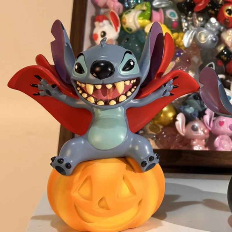 ฟิกเกอร์อนิเมะลิโล่แอนด์สติทช์ ฮาโลวีน ฟักทอง 140 มม. ของเล่นแอคชั่นฟิกเกอร์สำหรับเด็กผู้ชาย ชุดประกอบโมเดล ของสะสม ของขวัญ