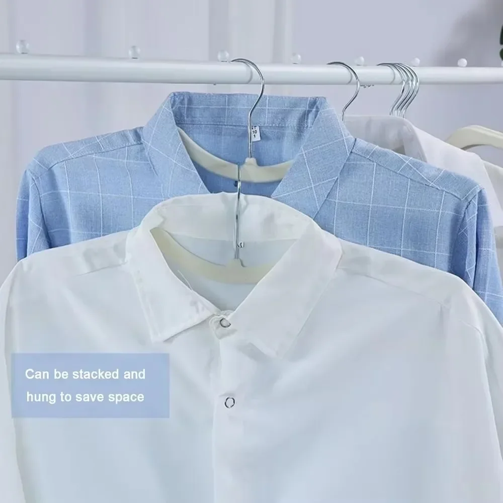 Velvet Hangers 10Pack, Ultra Slim & Short Neck Hanger, 360 Swivel Hook, Space Saving Durable Non-Slip Felt Hangers