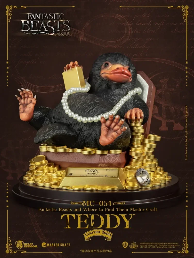 Beast Kingdom Fantastic Beasts And Where To Find Them Harry Potter Niffler Status Fortune Model Decor Collective Anime Figure