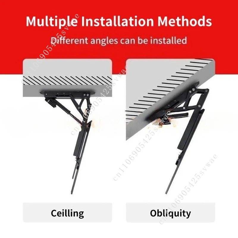

Motorized Electric Ceiling TV Mount Drop Down Flip Fold Down with Motor From the Hidden Ceiling TV Mount Bracket Remote Control