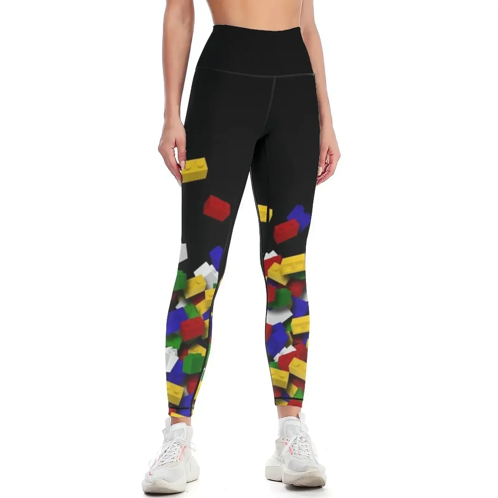 

brick art Leggings Women's high waist Sports pants woman Women's gym sport pants Womens Leggings