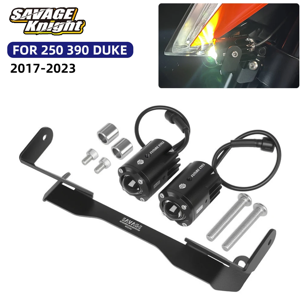 

Водонепроницаемый прожектор для мотоцикла, светодиодный вспомогательный противотуманный фонарь, фиксированный кронштейн для 250 Duke 390 Duke 390 Duke 250 2017-2023, фара