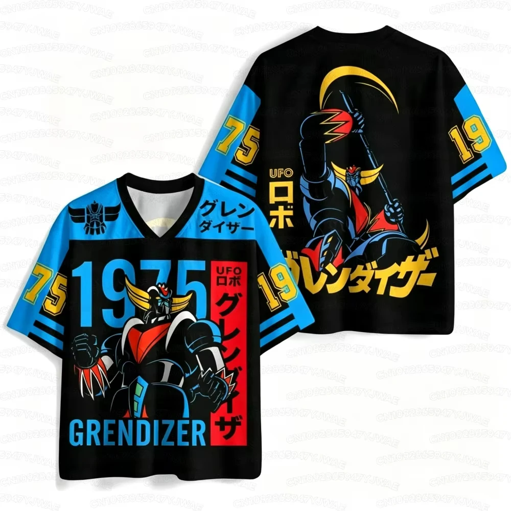 Neues Anime Mazinger Grendizer Trikot 2026 für Herren und Damen – Sommer-Fußballtrikot, lässiges Sport-T-Shirt, Oberteil – Detail 4