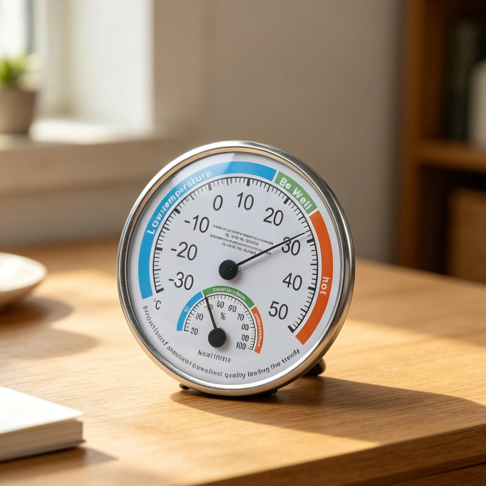 Easy-to-read High Quality Restaurant Workshop And House Classroom Thermometer ABS Thickness 2.2cm Range: -30-50 °