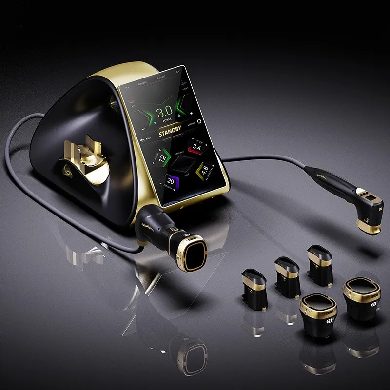 顔のリフトアップ、引き締め、コラーゲン活性化、美白、小じわの軽減のためのフェイシャルリフティングデバイス、美容サロンで使用されます。