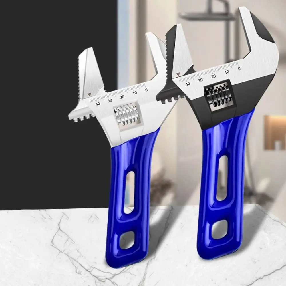 

Ergonomic Design Adjustable Wrench Multi-Function Extra Wide Jaw Universal Spanner Lightweight 6inch Large Opening Wrench