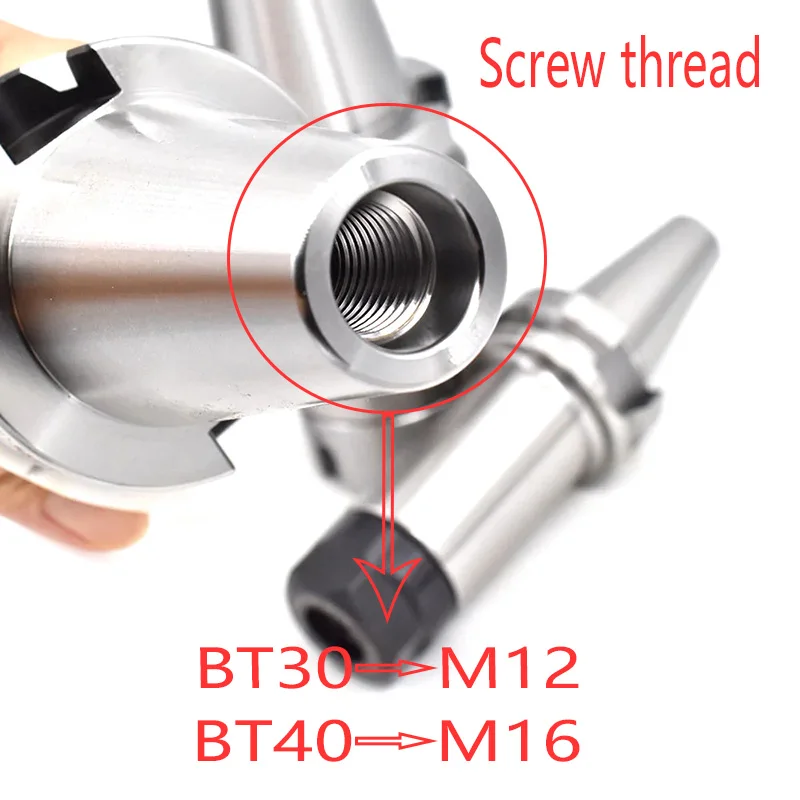 고정밀 콜릿 척 BT30 BT40 스핀들 균형 공구 거치대 ER11 ER16 ER20 ER25 ER32 CNC 기계 밀링