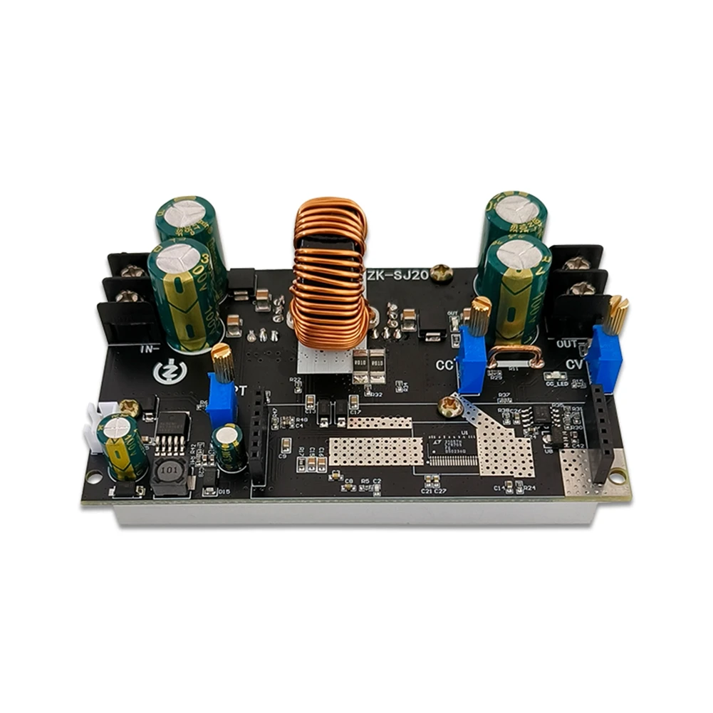 ZK-SJ20 Automatic Step Up Down Module MPPT Buck Boost Converter Power Supply Module Adjustable Board