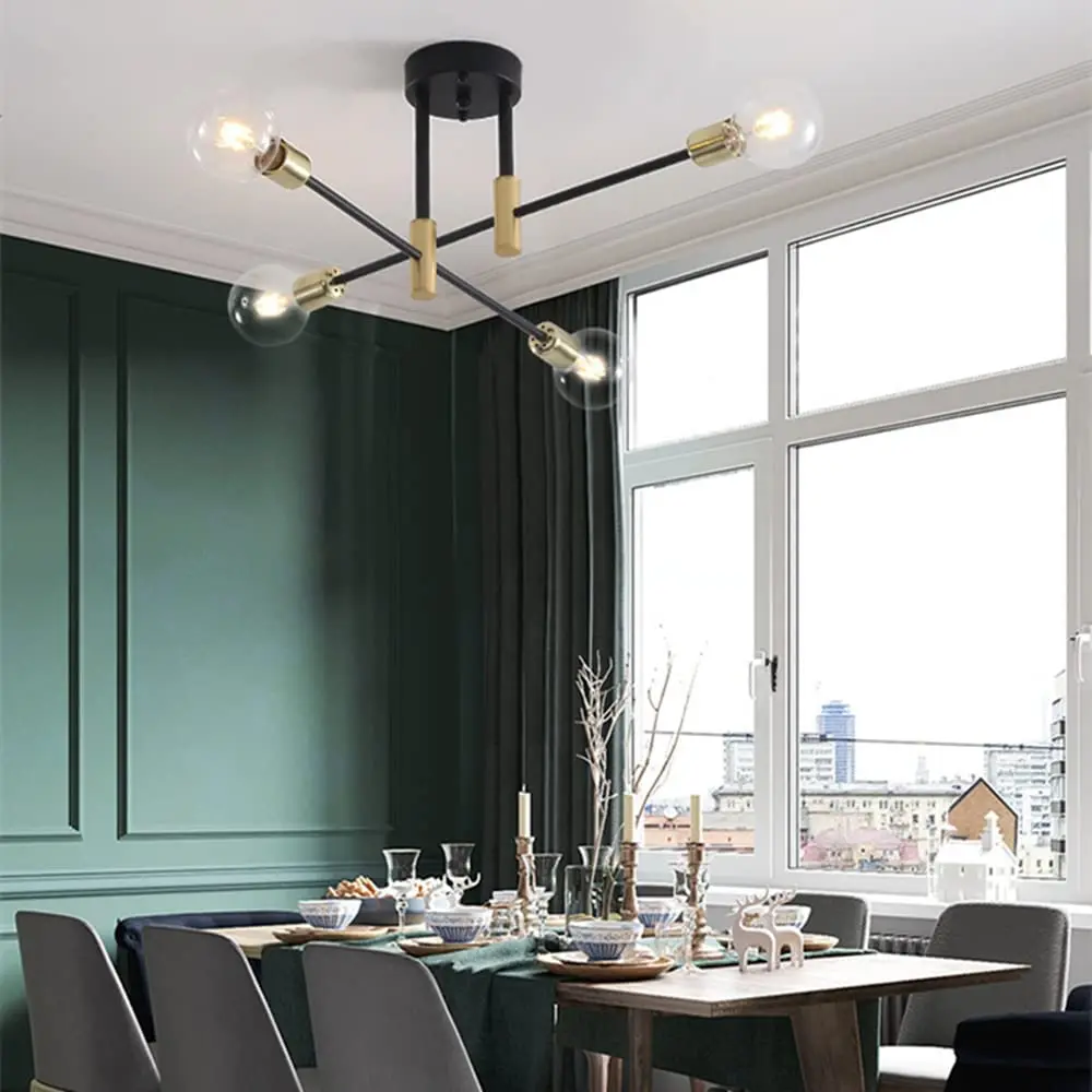 

Modern Sputnik Roof Candelabro, Satellite Pendant Lamp, Luster, Home Decoration Light Accessory, Living Room and Dining Room