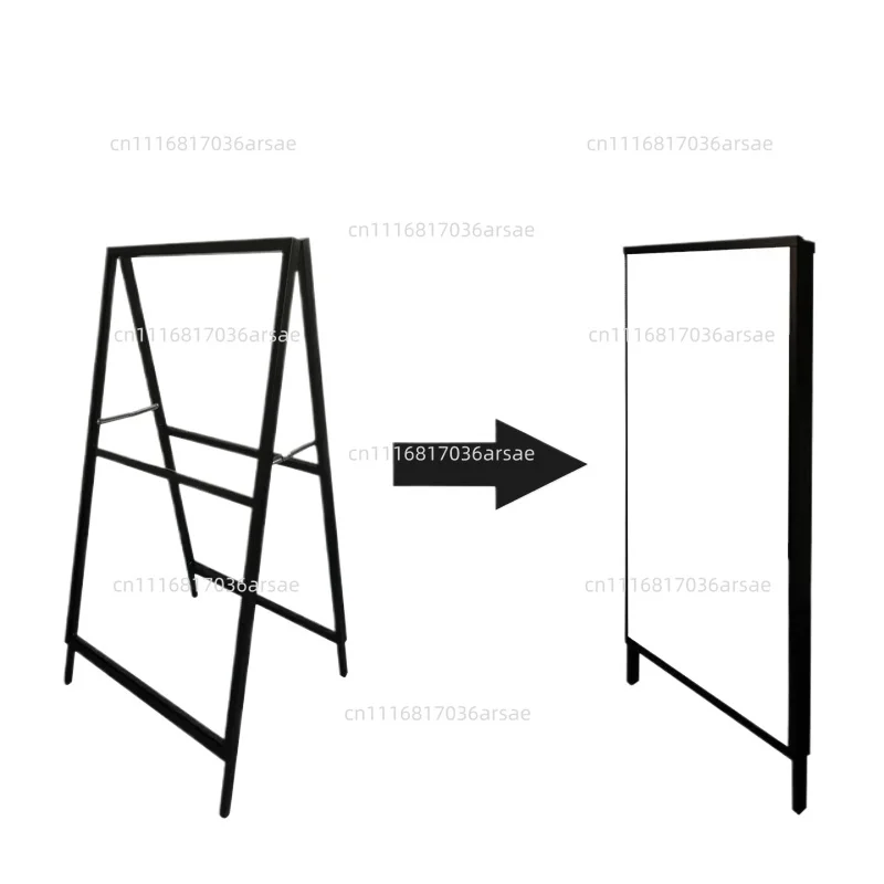 Portable Poster Stand, Double-sided Folding Advertising, Vertical Floor-standing Display Stand, Outdoor Display Board, Windproof