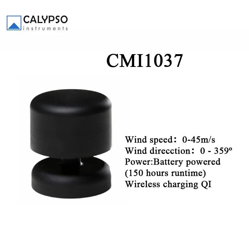 2026 CALYPSO CMI1037 Non-Electric Ultra-Low-Power Ultrasonic Portable Mini ABS Material Anemometer Wind Speed Sensor 0.1m/s Dete