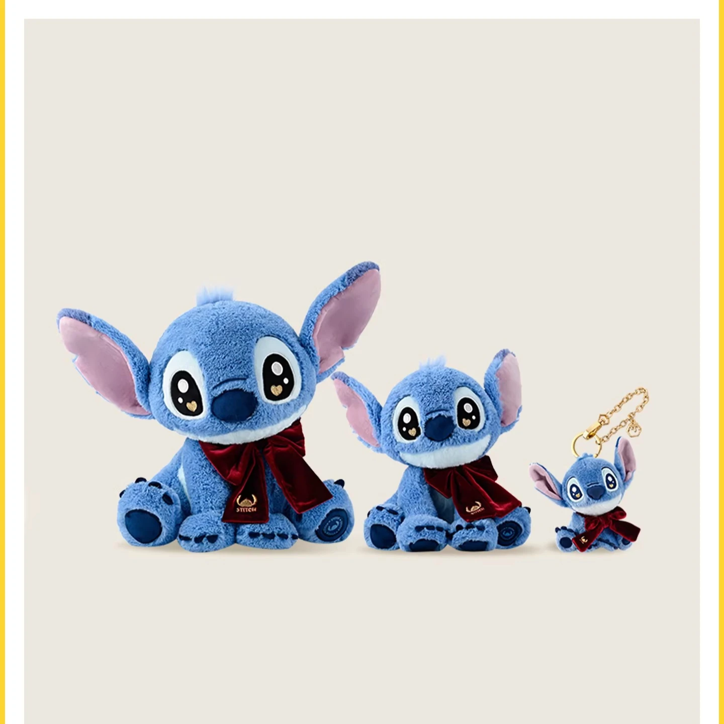 

Disney Stitch plush toy doll for sleeping birthday gift high-value appearance ornament bag pendant keychain decoration