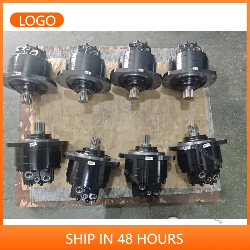 Poclain MS05 MSE05 Cast Iron Piston Hydraulic Motor 350Bar Pressure 0-200 RPM for Agriculture Machinery