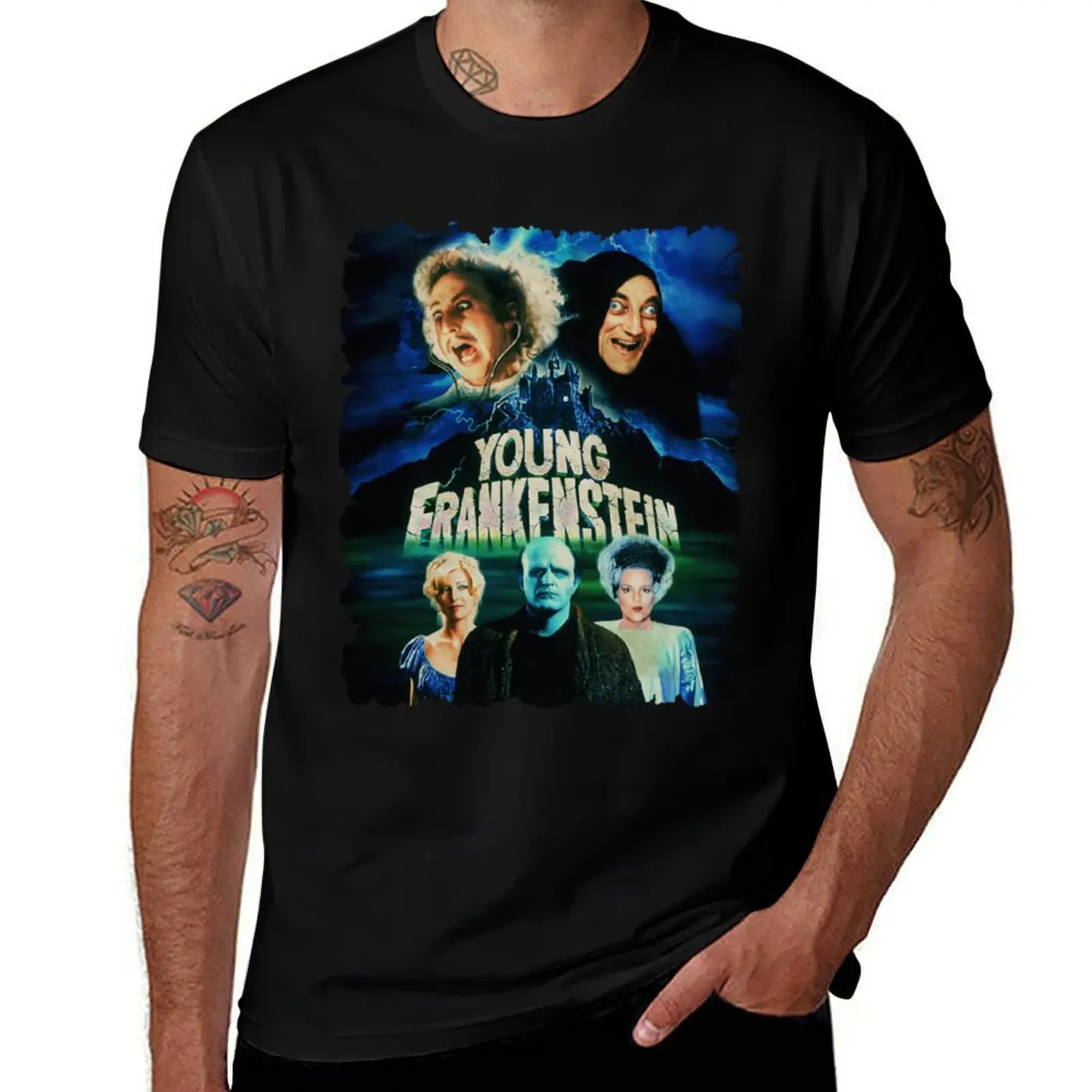 

Young Frankenstein Vintage TShirt T-Shirt custom shirt rapper graphic tees vintage t shirts cotton t shirt men