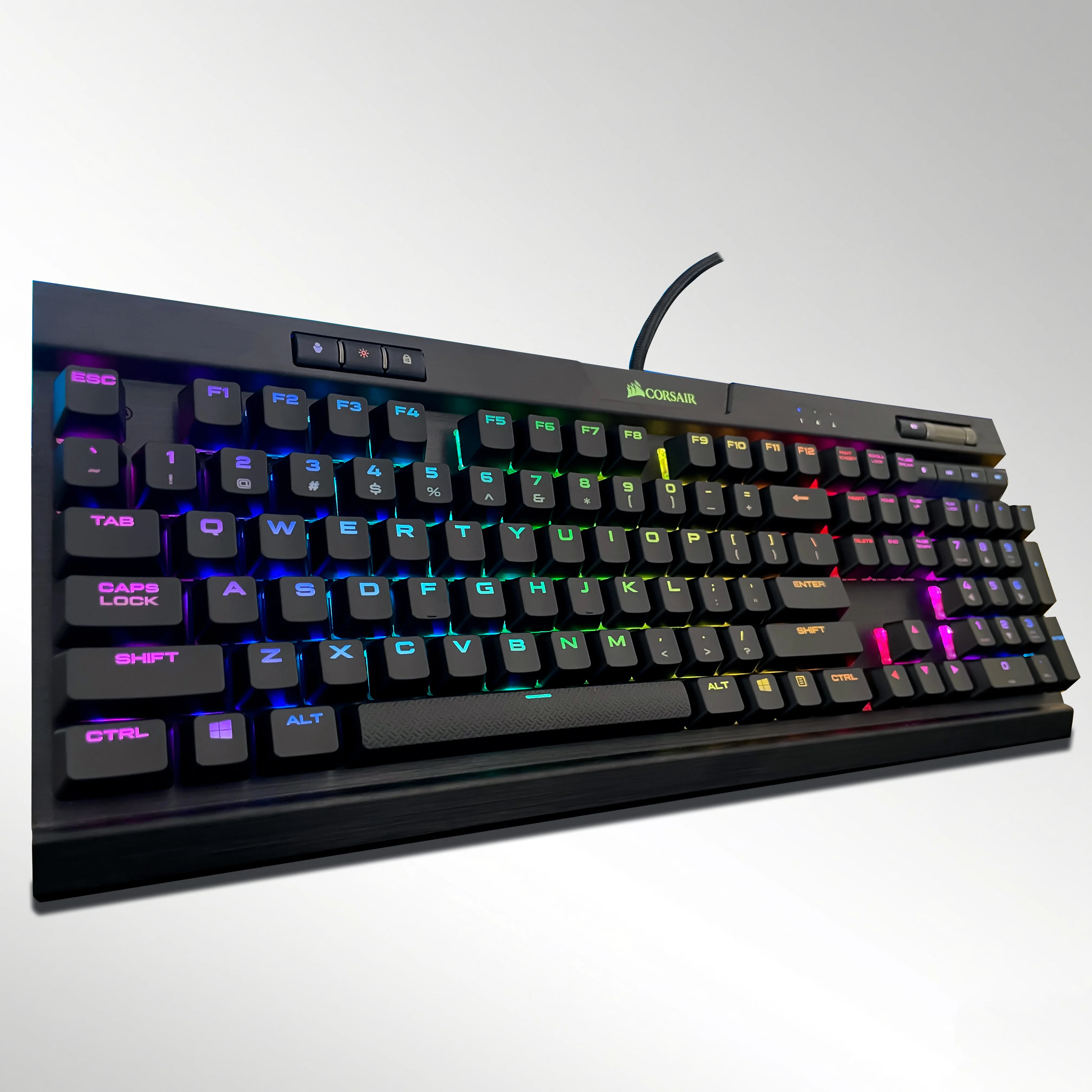 For Corsair K70LUX RGB K65 K68 K95 K63 MK2 Mechanical Keyboard Keycap Set,104 Keys Custom ABS Shine Through Keyboard Keycaps