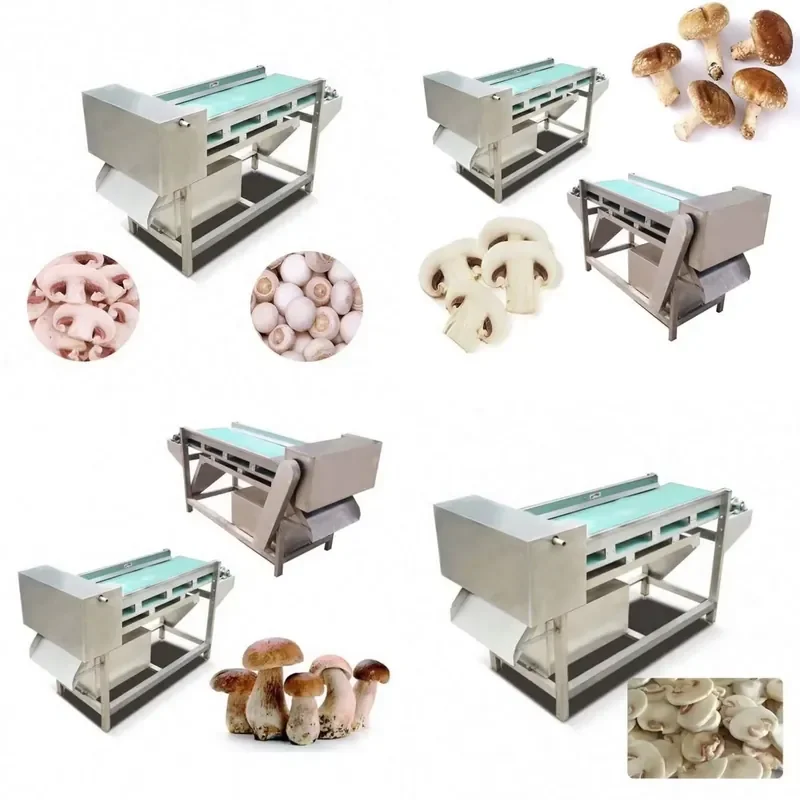 Mushroom Processing Equipment Truffle Shiitake Slicer Machine Porcini Mushroom Slicing Cutting Device