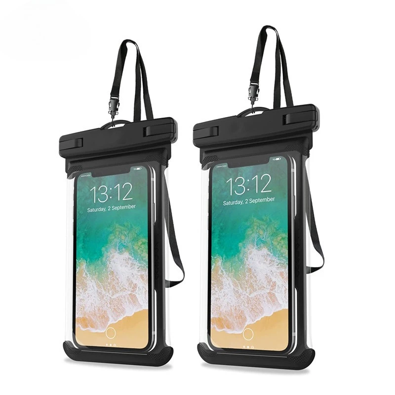 Transparent Waterproof Mobile Phone Bag TPU Touch Screen Mobile Phone Waterproof Bag Swimming Waterproof Mobile Phone Case Cover
