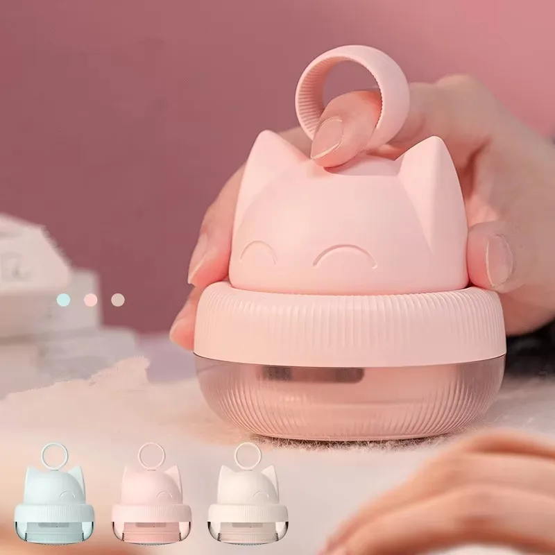 

Электрическая машинка для удаления катышков и ворса Cute Cat: для свитеров, ковров, одежды, удаление катышков и ворса