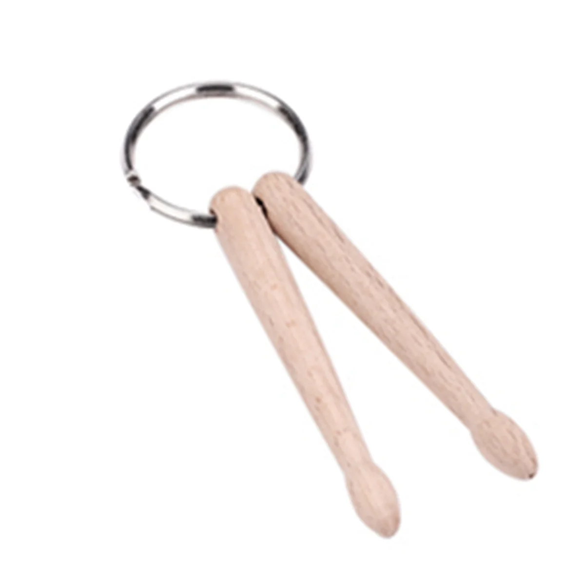 60X Mini Drum Stick Key Chain Wooden Drum Stick Key Ring Percussion Stick Buckle Ring Drumstick Jewelry