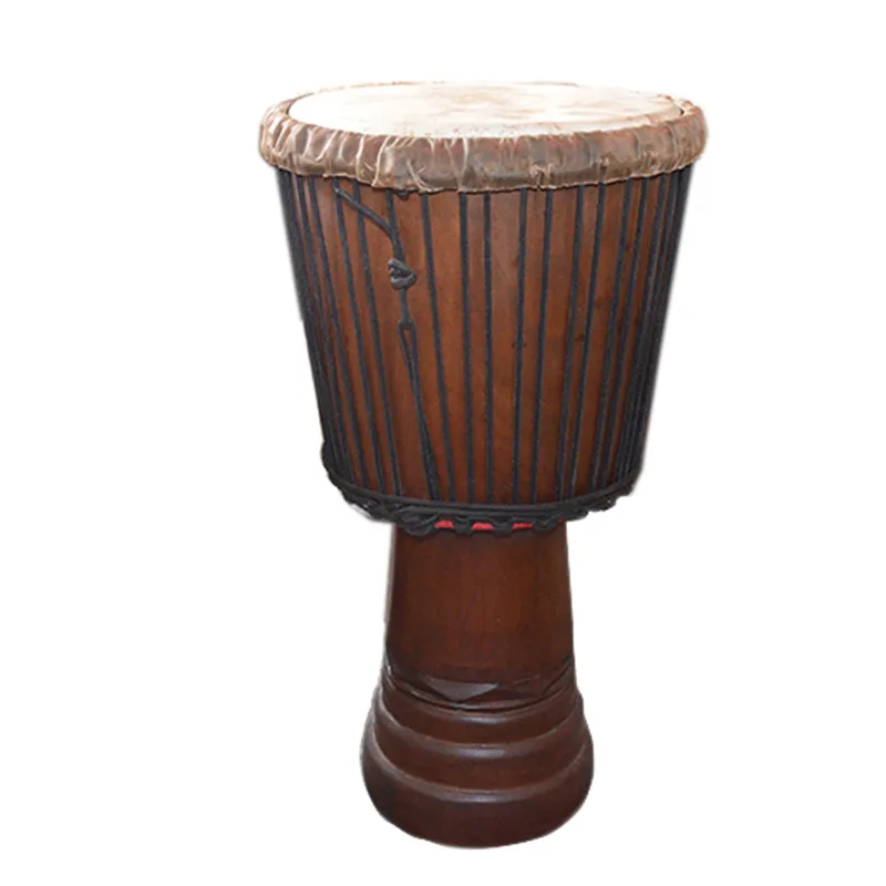 

New product wholesale 13-inch personalized whole wood carving Djembe percussion instruments