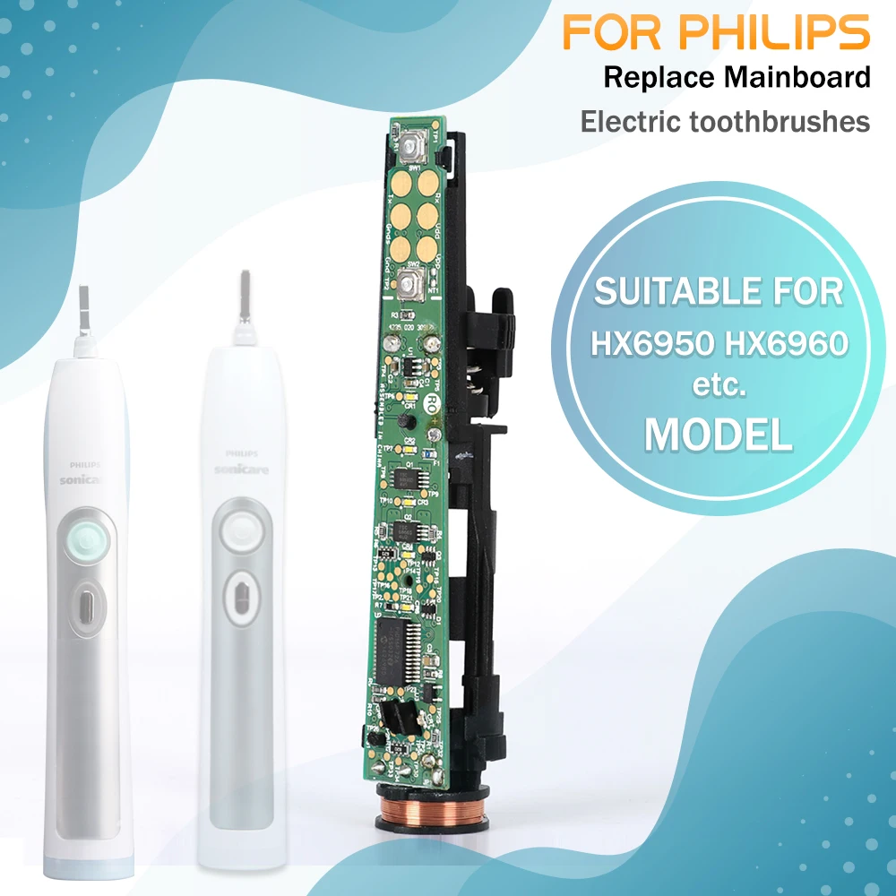 

Electric Toothbrush Mainboard Motherboard Repair Part for Philips Sonicare HX6950 HX6960 Control Board Replacement