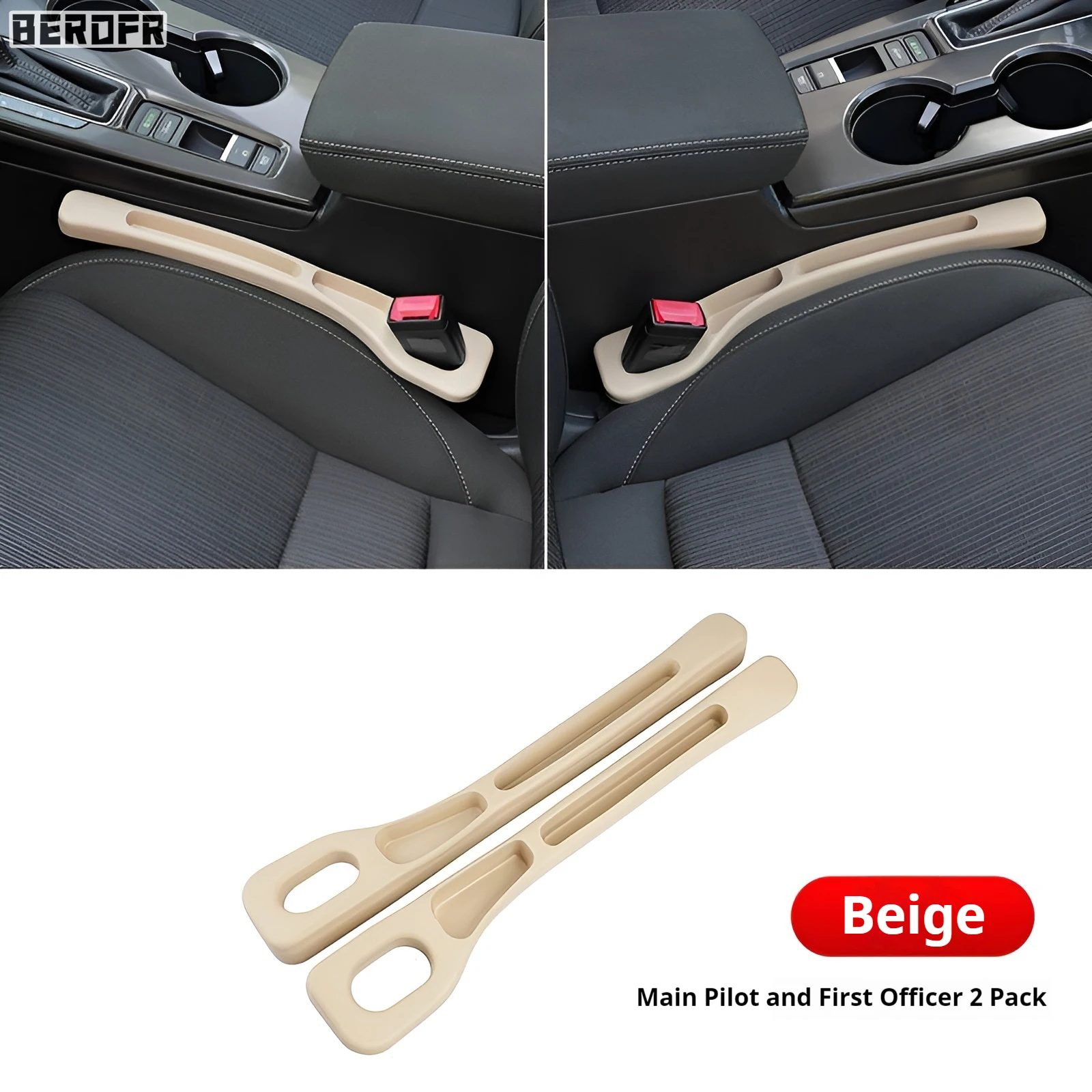 Car Seat Gap Filler Side Seam Plug Strip with Groove Leak-proof Filling Strip For Ford Focus Kuga Fiesta Ecosport Mondeo Escape