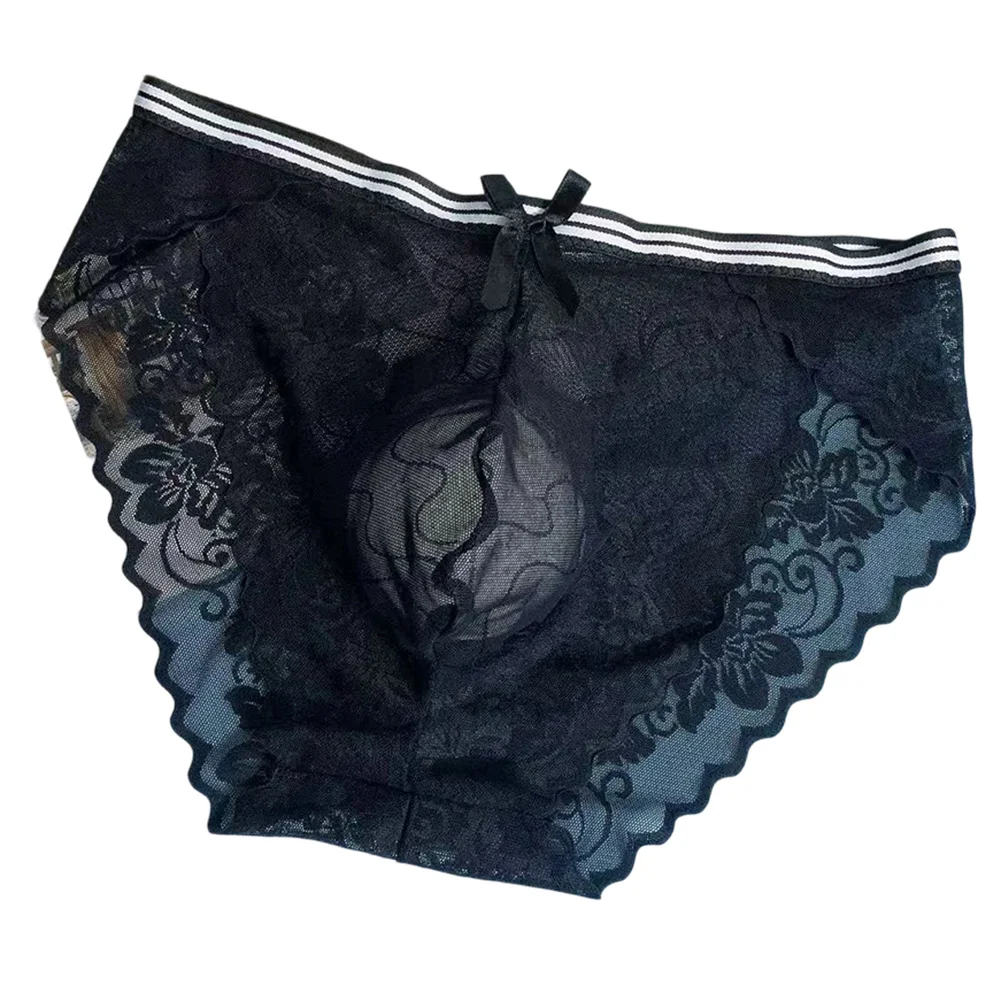 Everyday Use Breathable Pouch Underpant All Seasons Lace Underwear Briefs All Seasons Use L XL 2XL Sizes Available