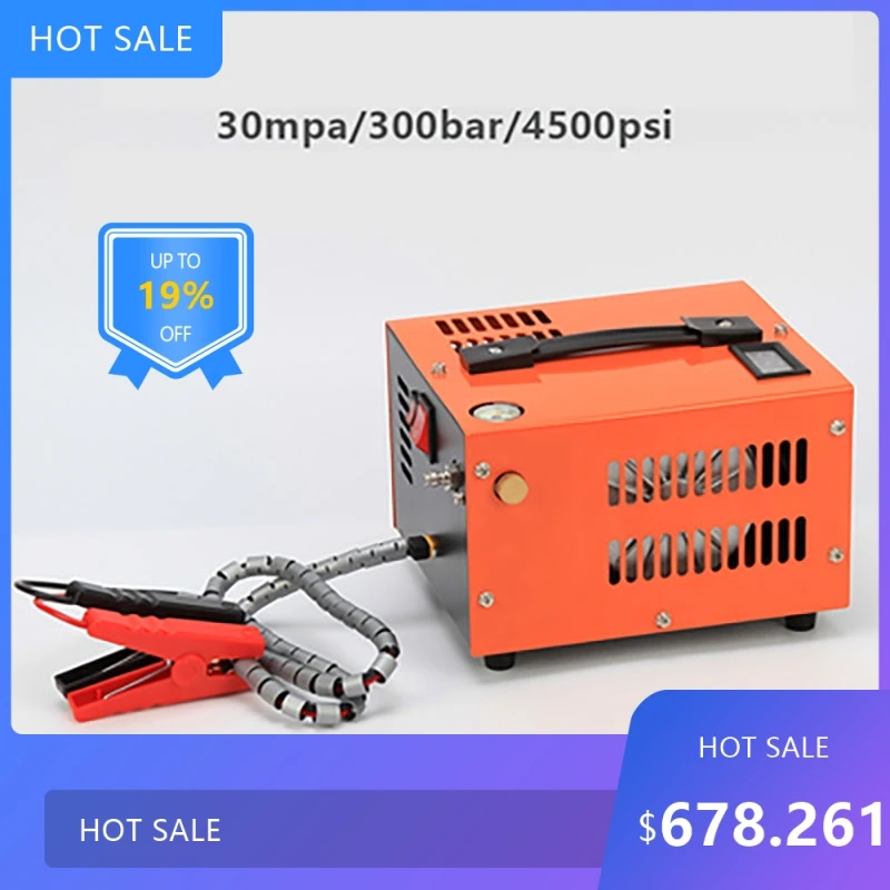 

0729 HONGbo (12 В/110 В/220 В) Воздушный компрессор 300 Вт Насос 220 В Автомобильный насос с воздушной винтовкой Компрессор 12 В Погружной насос 300 бар