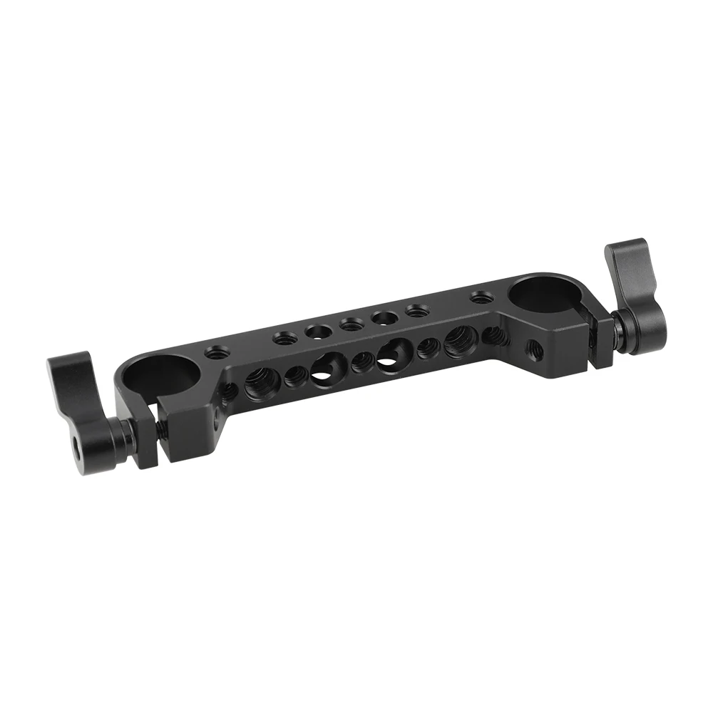 CAMVATE Dual 19mm Rod Clamp Railblock With 1/4" & 3/8" Mounting Holes For DSLR Camera Shoulder Rig 19mm LWS Rod Support System - Image 2