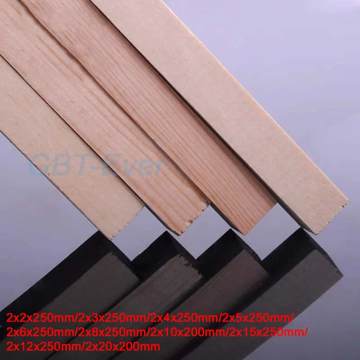 10 قطعة 200/250 مللي متر العصي الخشبية الصلبة الطويلة 2x2 مللي متر ~ 2x20 مللي متر DIY بها بنفسك اليدوية البلسا مربع العصي الخشبية المعماري رمل المواد
