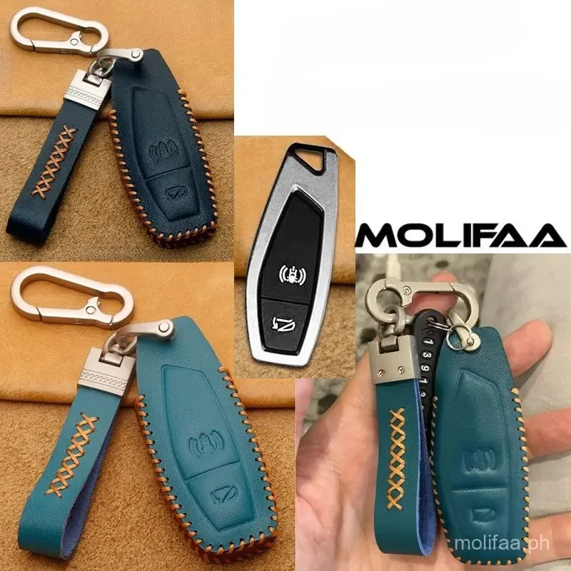For SYM ADXTG 400 Motorcycle Pu Leather Remote Control Key Protection Cover Keychains Buckle Chain Case Accessories